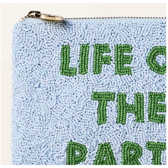 Beaded Clutch Pouch Life of the Party Kate Spade N.Y. NWT - Picture 1 of 5